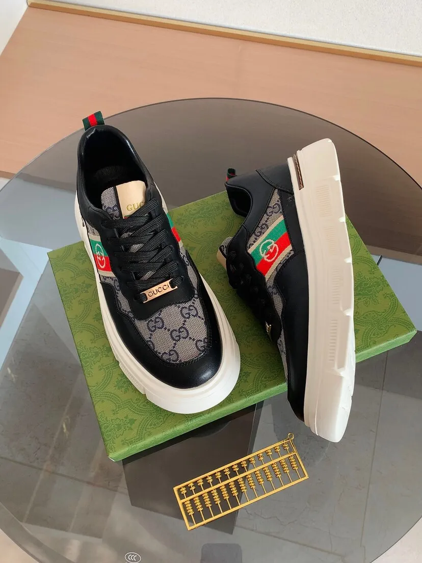 Factory price 400. The new GUCCI (Gucci) is launched at the same time, new men's shoes, 😘fabrics are selected imported cowhide, lining: sheepskin lining. 👍🏿 High-end ☄️ air-cushion molded anti-slip rubber outsole, exquisite lines, simple and elegant, comfortable and high-end for leisure travel. Code number: 38 to 44 (45 can be customized and cannot be returned or exchanged)